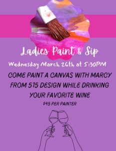 Ladies Paint and Sip