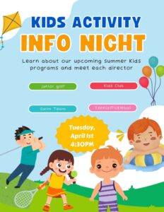 kids info night 2025