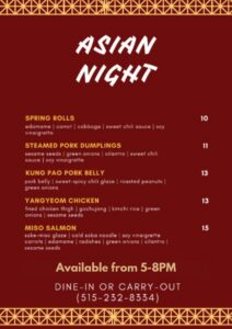 Asian Food 2024 time